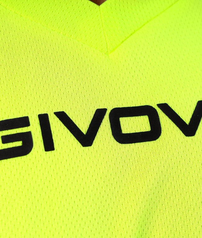 SHIRT SMANICATO GIVOVA ONE GIALLO FLUO
