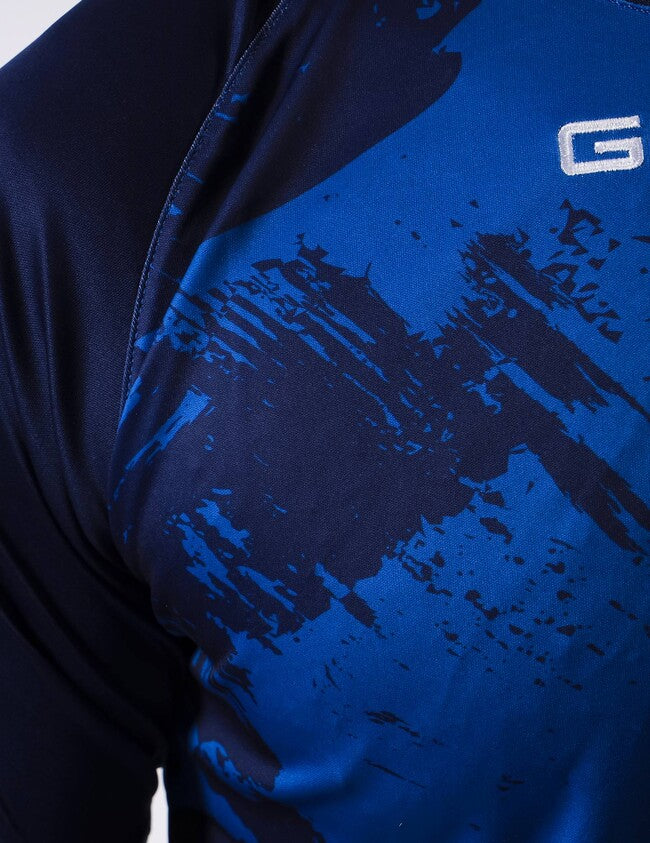 SHIRT ART INTERLOCK M/C AZZURRO/BLU