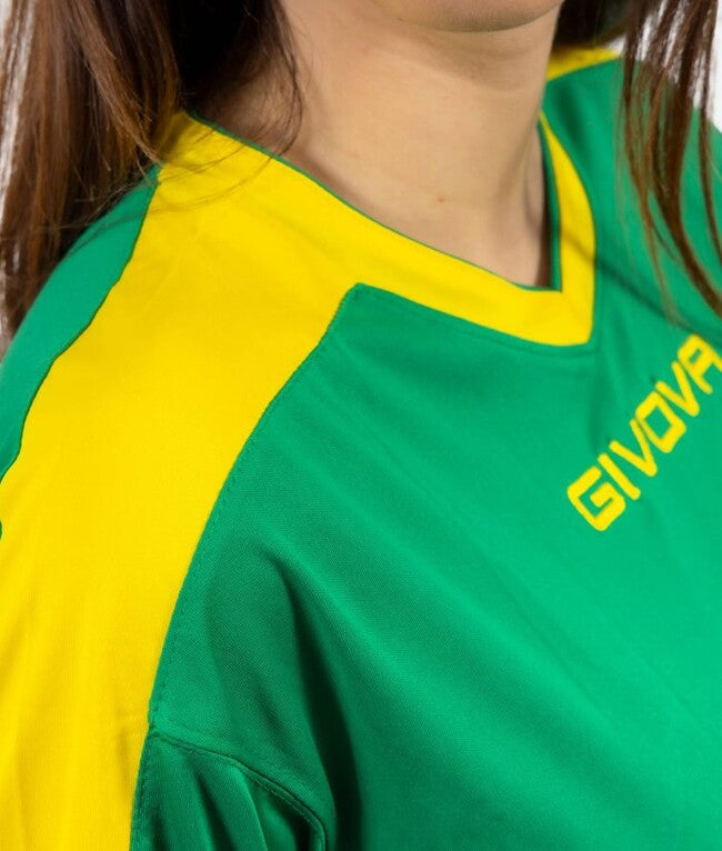 SHIRT REVOLUTION INTERLOCK VERDE/GIALLO