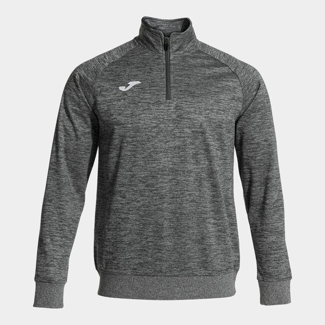 FARAON SWEATSHIRT GREY MELANGE HALF ZIP GRIS MELANGE OSCURO