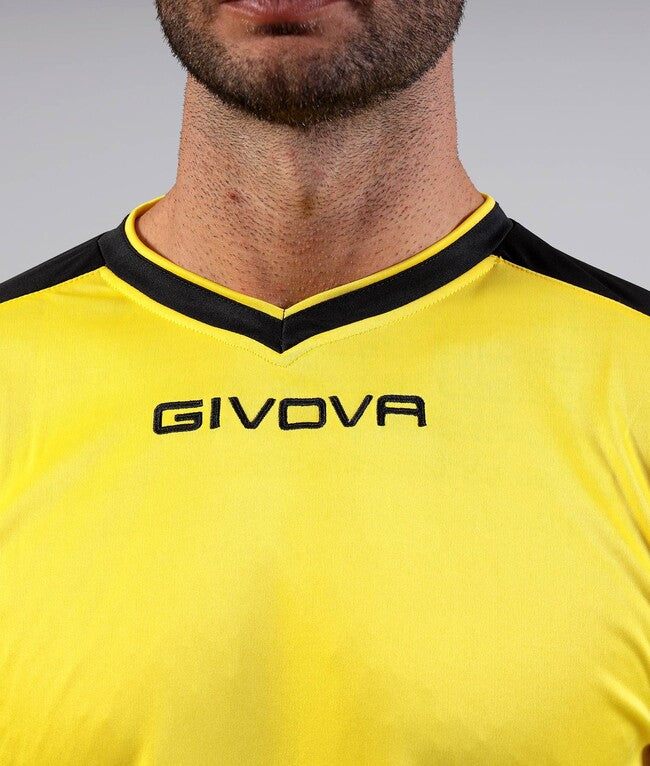 SHIRT REVOLUTION INTERLOCK GIALLO/NERO