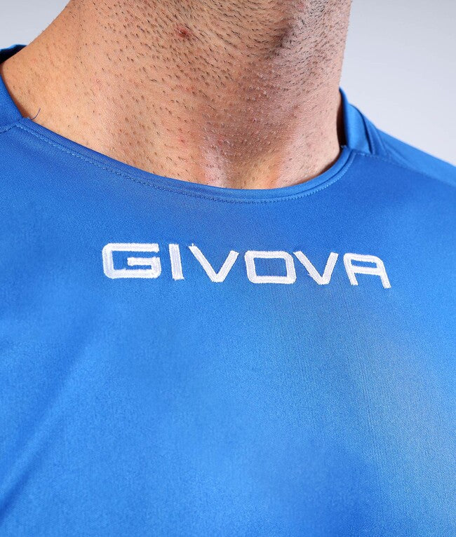 SHIRT CAPO INTERLOCK AZZURRO