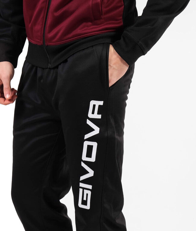 TUTA CUBA POLARFLEECE GRANATA/NERO