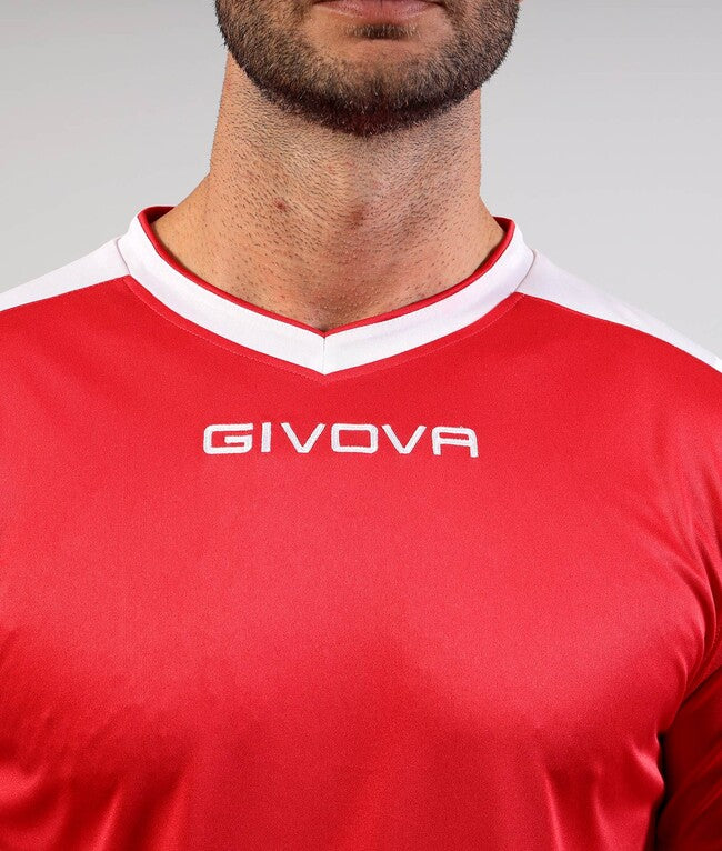 SHIRT REVOLUTION INTERLOCK ROSSO/BIANCO