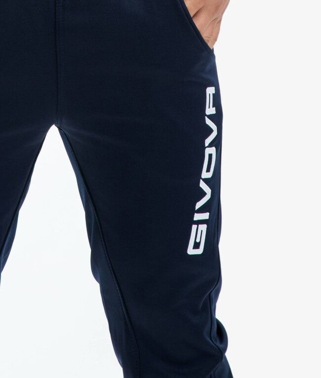 TUTA GIVOVA ONE FULL ZIP POLARFLEECE BLU/BIANCO
