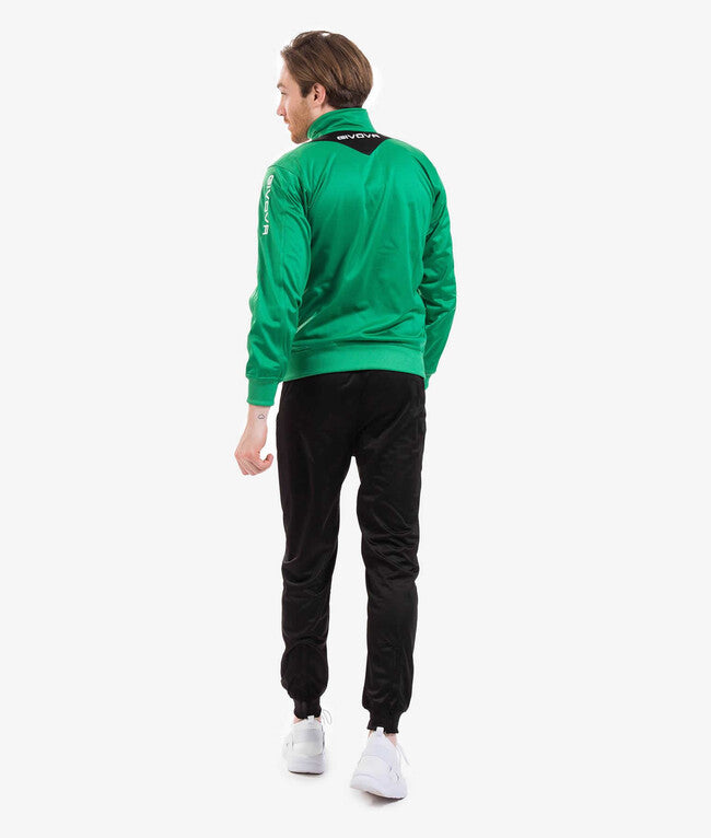 TUTA VISA TRIACETATO VERDE/NERO