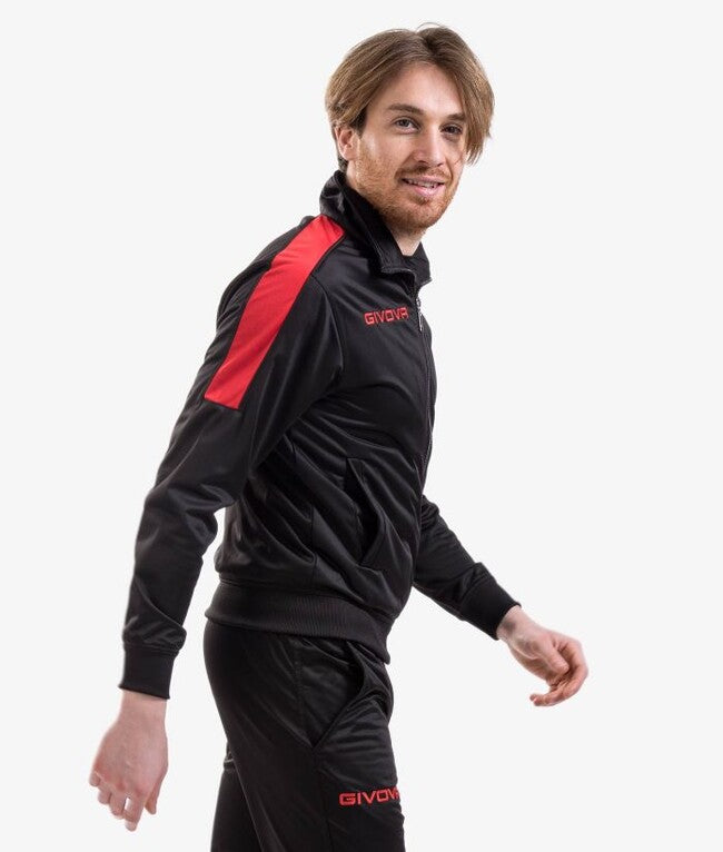 TUTA REVOLUTION TRIACETATO NERO/ROSSO