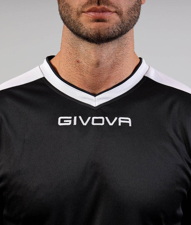SHIRT REVOLUTION INTERLOCK NERO/BIANCO