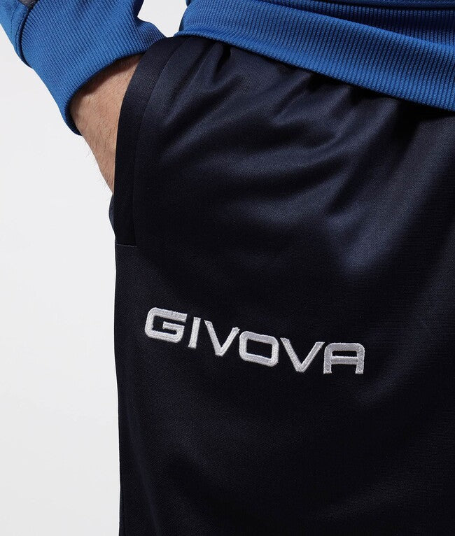 TUTA ROMA CON CAPPUCCIO POLARFLEECE AZZURRO/BLU