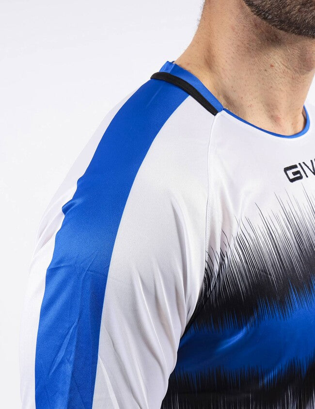 SHIRT RADIO INTERLOCK AZZURRO/NERO