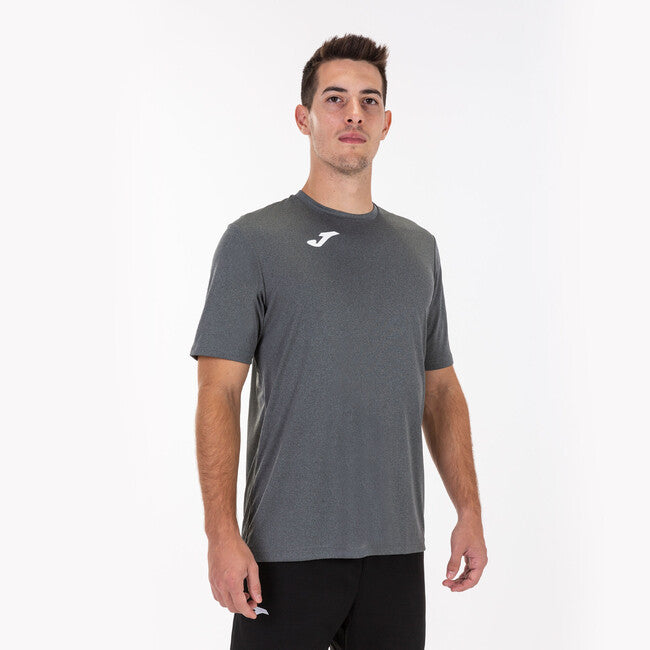 T-SHIRT COMBI ANTHRACITE S/S GRIS MELANGE OSCURO