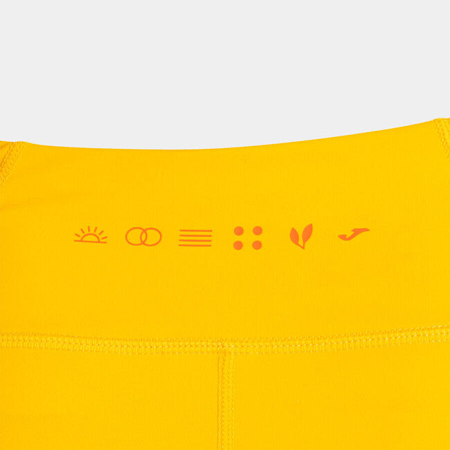 BREATH SHORT TIGHTS ORANGE GOLD