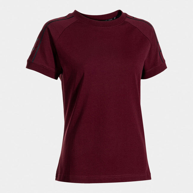 HEROIC SHORT SLEEVE T-SHIRT BURGUNDY BLACK BURGUNDY