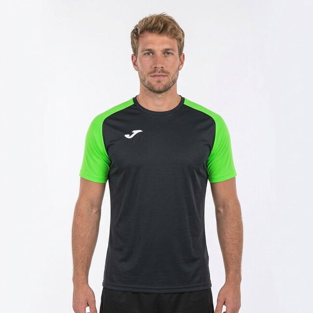 Фланелка / тениска T-SHIRT ACADEMY IV SHORT SLEEVE черно флуоресцентно зелено