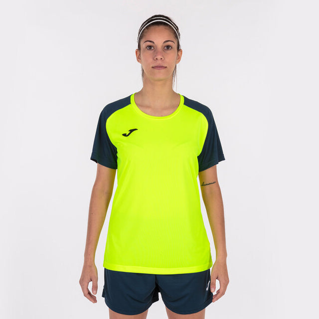 Дамски фланелка / тениска T-SHIRT ACADEMY IV SHORT SLEEVE флуоресцентно жълто
