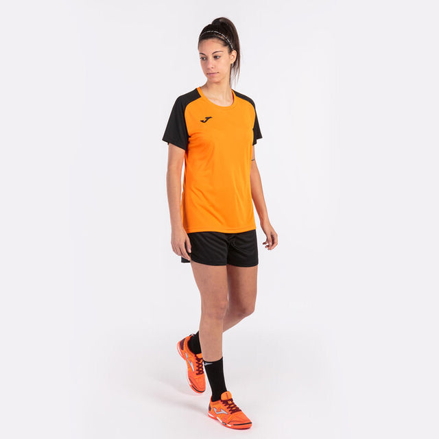 Дамски фланелка / тениска T-SHIRT ACADEMY IV SHORT SLEEVE оранжево черно