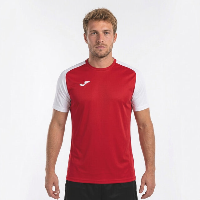 Фланелка / тениска T-SHIRT ACADEMY IV SHORT SLEEVE червено бяло