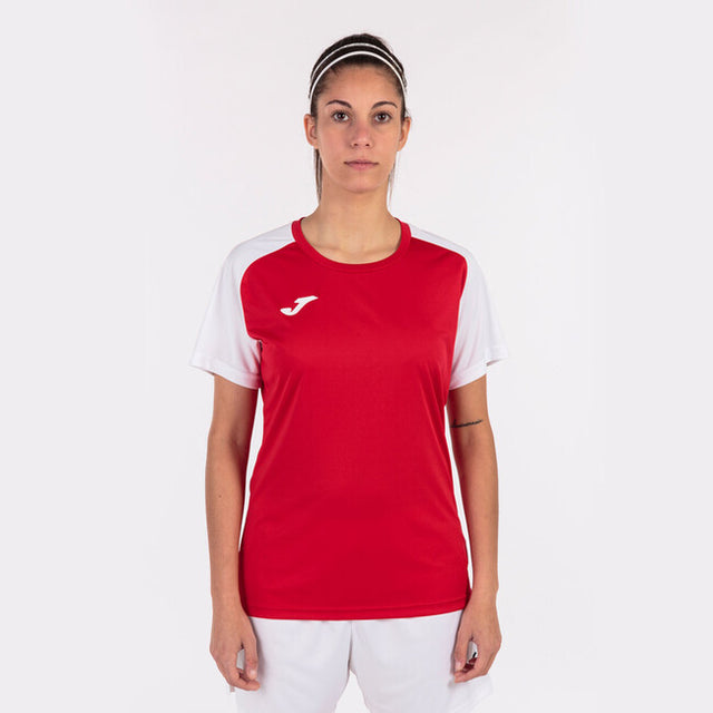 Дамски фланелка / тениска T-SHIRT ACADEMY IV SHORT SLEEVE червено бяло
