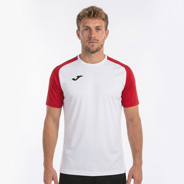 Фланелка / тениска T-SHIRT ACADEMY IV SHORT SLEEVE бяло червено