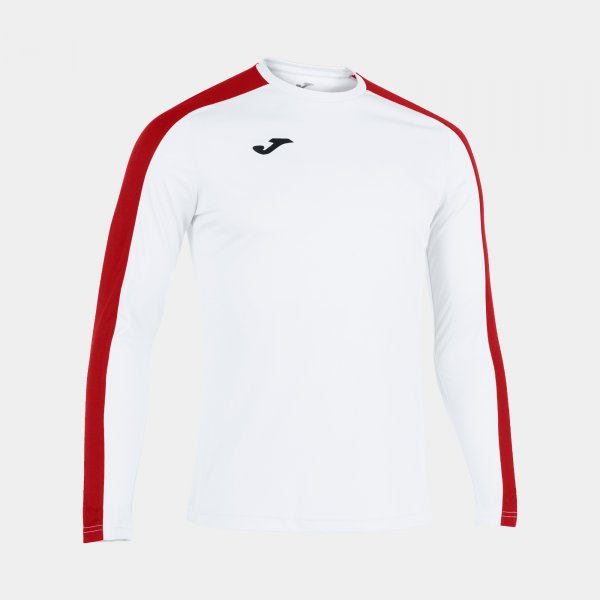 Фланелка с дълъг ръкав / блуза с дълъг ръкав ACADEMY LONG SLEEVE T-SHIRT бяло червено