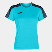 ACADEMY T-SHIRT TURQUOISE FLUORO-NAVY M/C FLUOR TURQUOISE