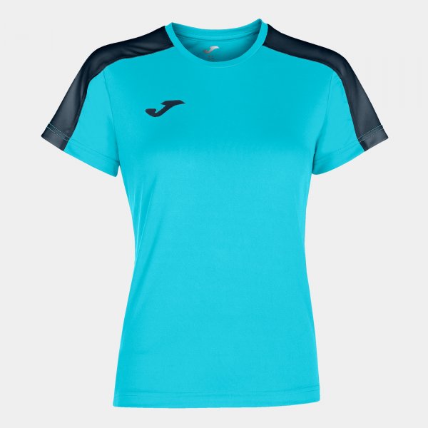 Дамски фланелка ACADEMY T-SHIRT флуоресцентно тюркоазено