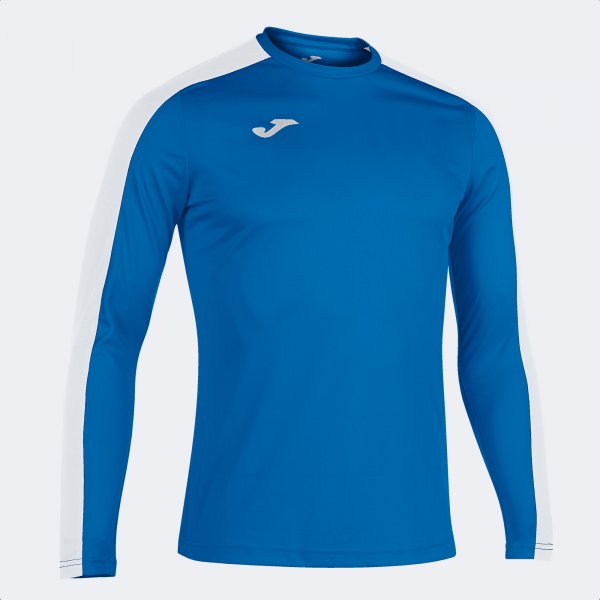 Фланелка с дълъг ръкав / блуза с дълъг ръкав ACADEMY LONG SLEEVE T-SHIRT азурно бяло