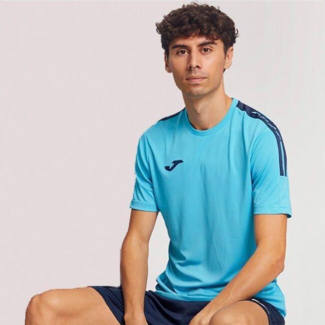 Фланелка / тениска OLIMPIADA ALL SPORT SHORT SLEEVE T-SHIRT флуоресцентно тюркоазено