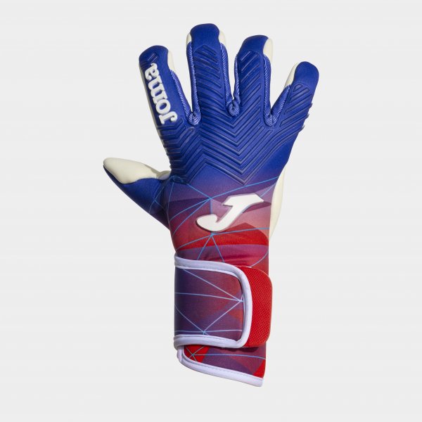 Вратарски ръкавици AREA 24 GOALKEEPER GLOVES червено морско синьо