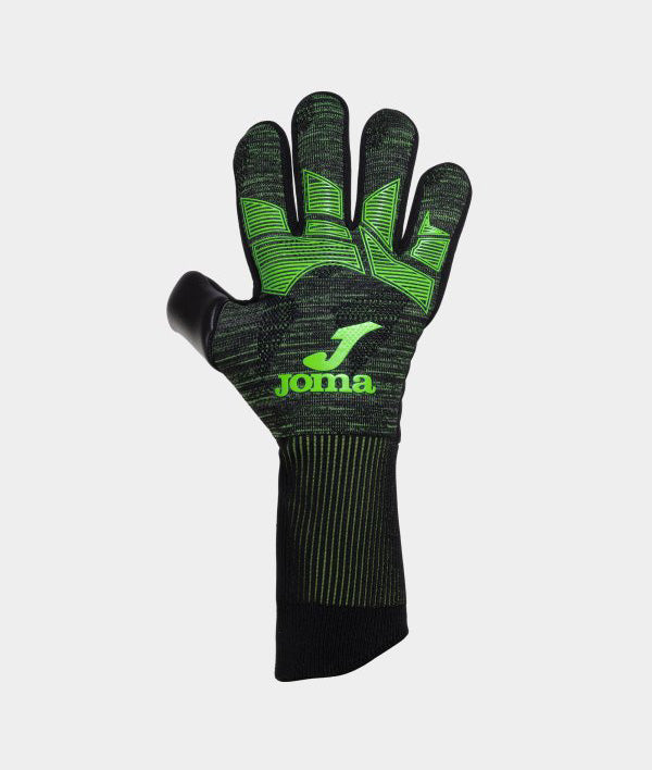 Вратарски ръкавици AREA 360 GOALKEEPER GLOVES флуоресцентно зелено черно