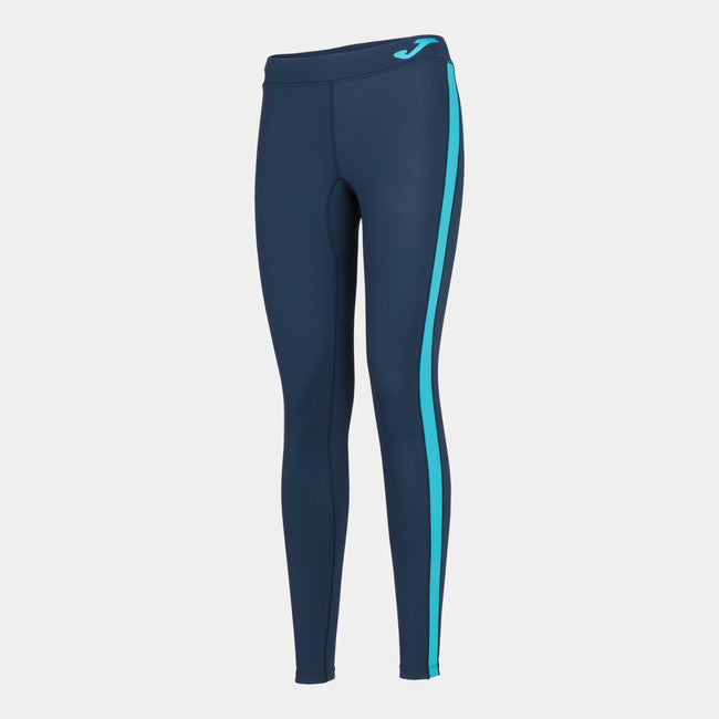 LONG NAVY MESH LEGGINGS - FLUGOLD TURQUOISE NAVY-TURQUOISE