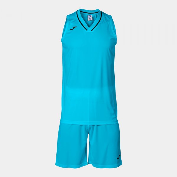 ATLANTA TWO-PIECE TURQUOISE FLUORESCENT BLACK TURQUESA FLÚOR-NEGRO