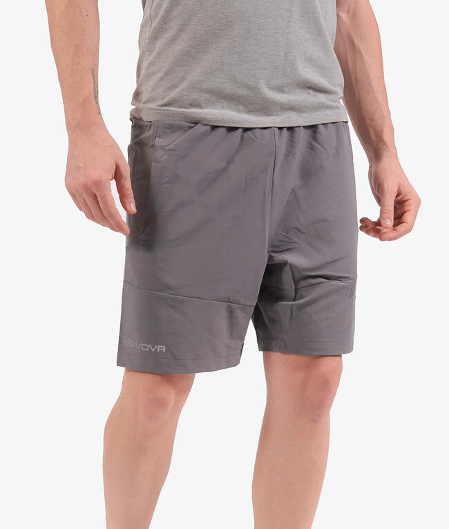 BERMUDA TECNICO GRIGIO CHIARO