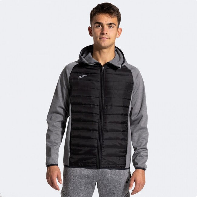 BERNA III SOFT SHELL MELANGE GREY BLACK GREY-BLACK