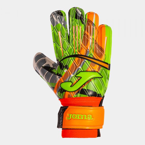 Вратарски ръкавици CALCIO 23 GOALKEEPER GLOVES оранжево флуоресцентно