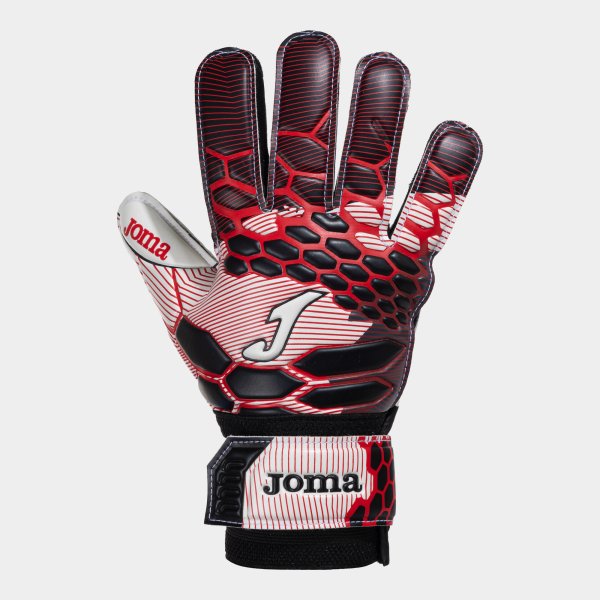 Ръкавици CALCIO GOALKEEPER GLOVES fluor green black - червено черно