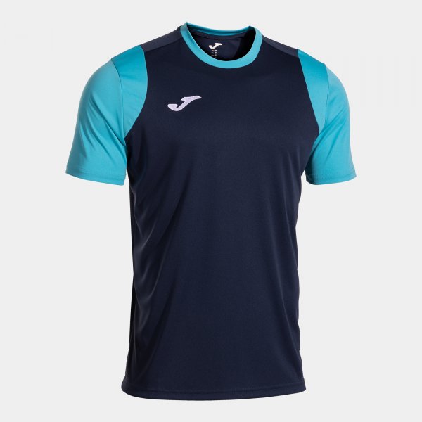 FINAL BASKET II SHORT SLEEVE T-SHIRT NAVY BLUE FLUOR TURQUOI DARK NAVY TURQUESA
