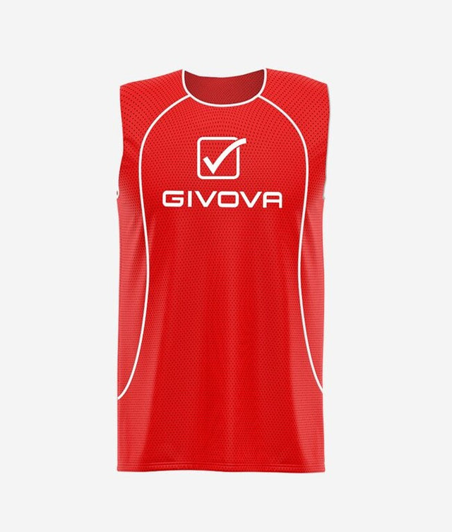 Елек CASACCA FLUO SPONSOR BIG logo червено