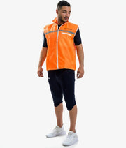 CASACCA RUNNING ARANCIO FLUO/NERO