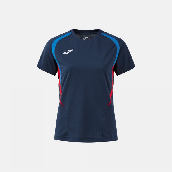 Дамски тениска CHAMPIONSHIP 20 SHORT SLEEVE T-SHIRT морско синьо азурно