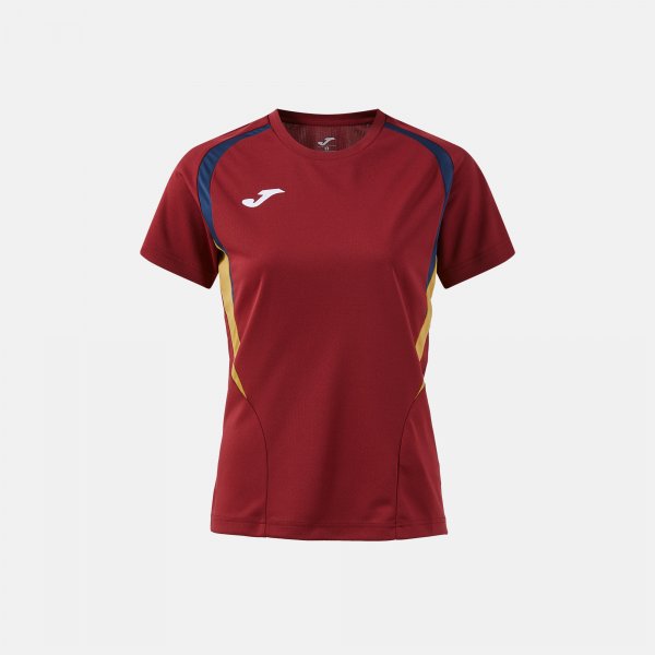 Дамски тениска CHAMPIONSHIP 20 SHORT SLEEVE T-SHIRT винено червено морско синьо
