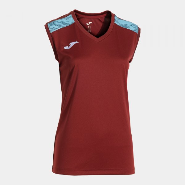 Дамски волейболна фланелка CHAMPIONSHIP VIII SLEEVELESS SHIRT бордо светло синьо