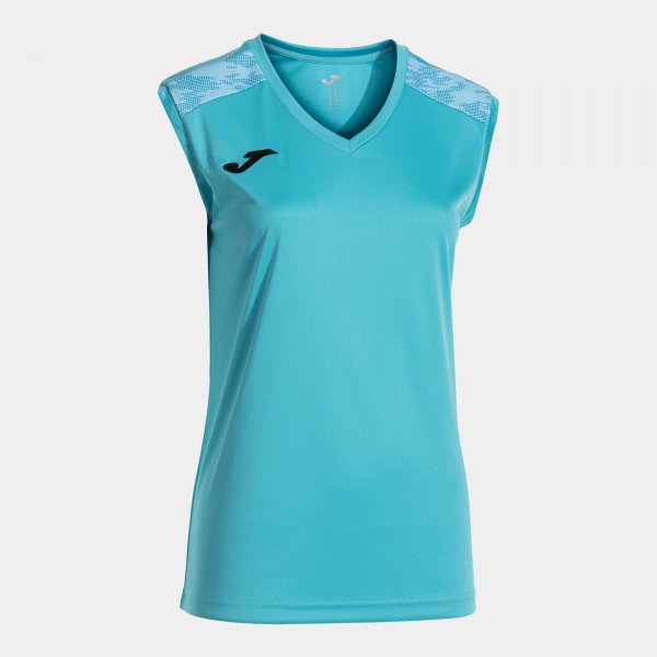 Дамски волейболна фланелка CHAMPIONSHIP VIII SLEEVELESS SHIRT флуоресцентно тюркоазено