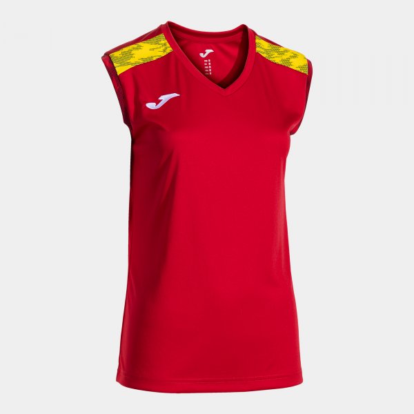 Дамски волейболна фланелка CHAMPIONSHIP VIII SLEEVELESS SHIRT червено жълто
