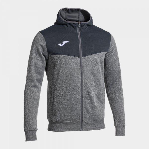 Суитшърт с качулка CAMPUS STREET ZIP-UP HOODIE сиво
