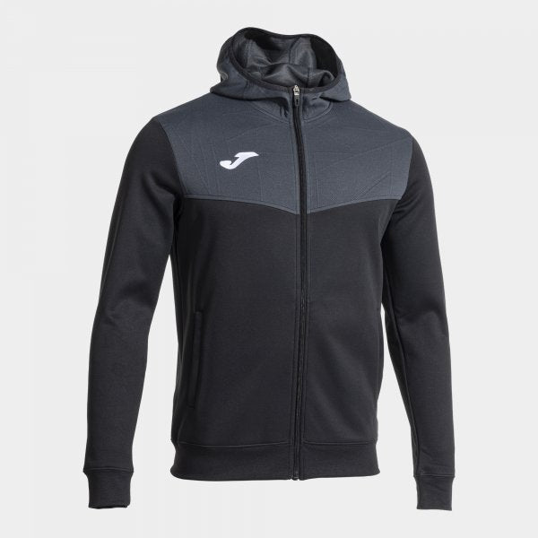 Суитшърт с качулка CAMPUS STREET ZIP-UP HOODIE черно