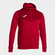 CAMPUS STREET ZIP-UP HOODIE RED RED