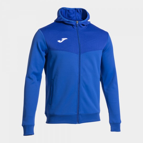 Суитшърт с качулка CAMPUS STREET ZIP-UP HOODIE азурно