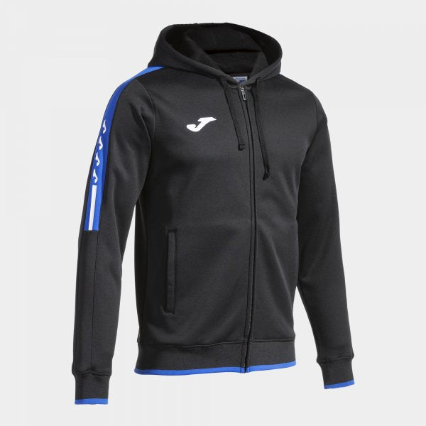 Суитшърт с качулка OLIMPIADA ZIP-UP HOODIE черно азурно