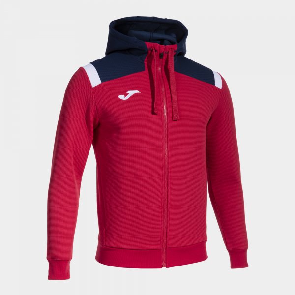 TOLEDO  ZIP-UP HOODIE RED NAVY RED-NAVY